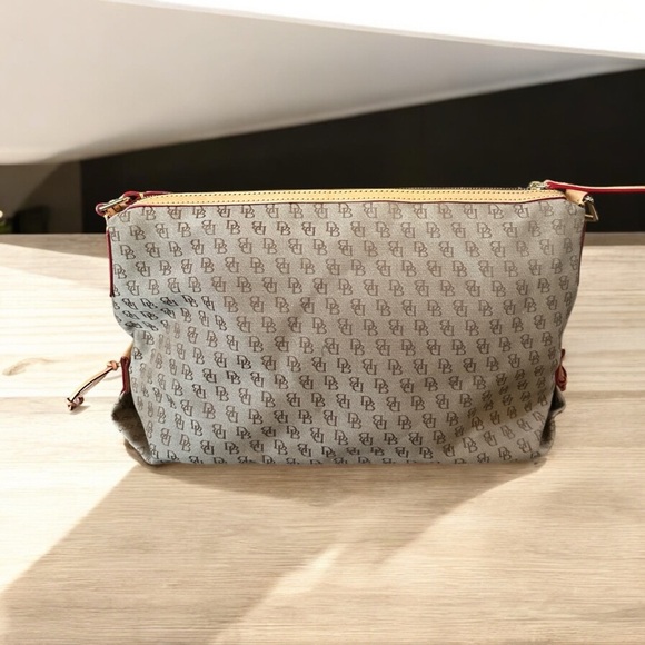 Dooney & Bourke Large Hobo Bag – Monogram Canvas – Very Good Condition - Picture 2 of 13